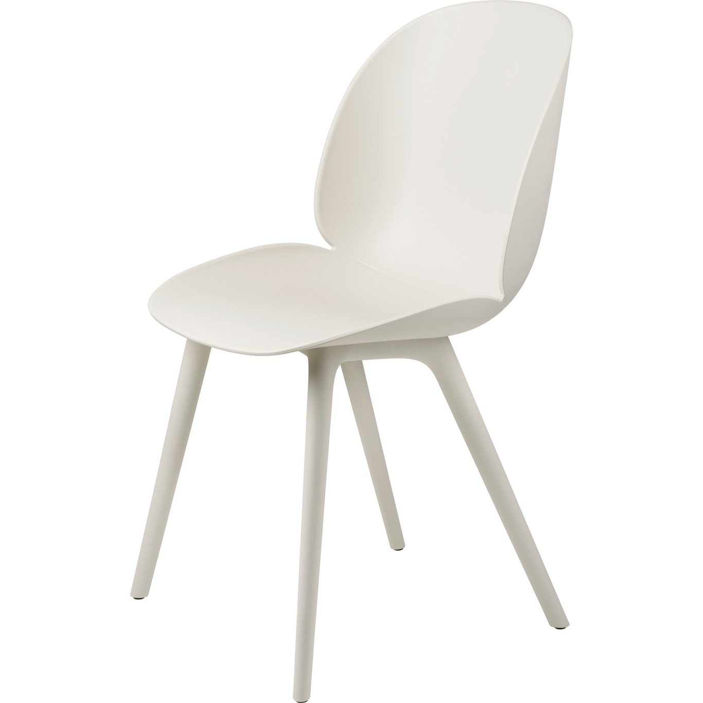 Beetle Dining Chair Outdoor, Alabaster White