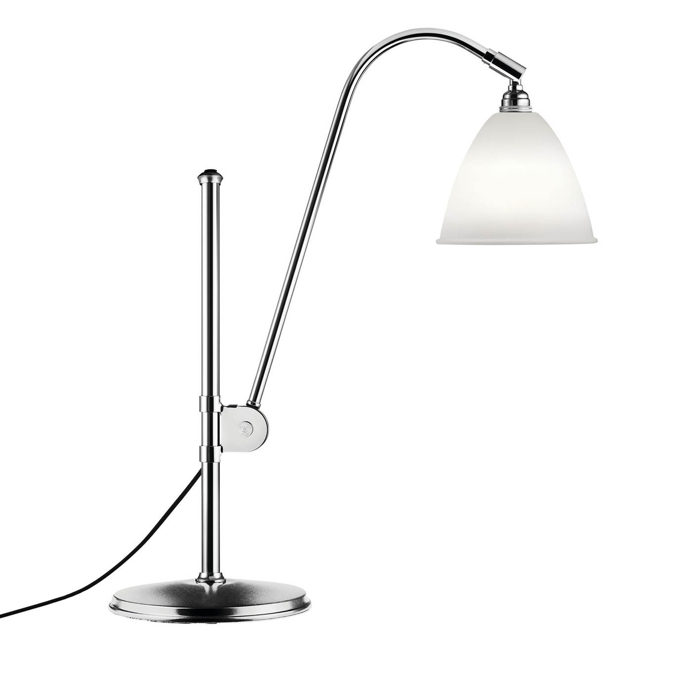 Bestlite BL1 Table Lamp, Chrome/Bone China