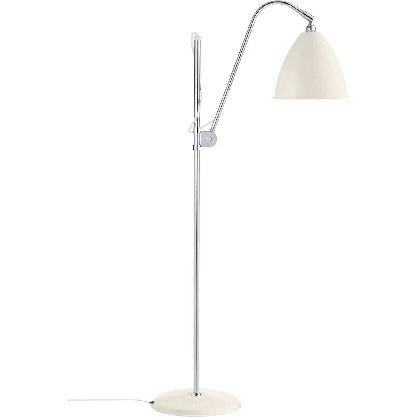 Bestlite BL3 M Floor Lamp, Chrome/Soft White Semi Matt