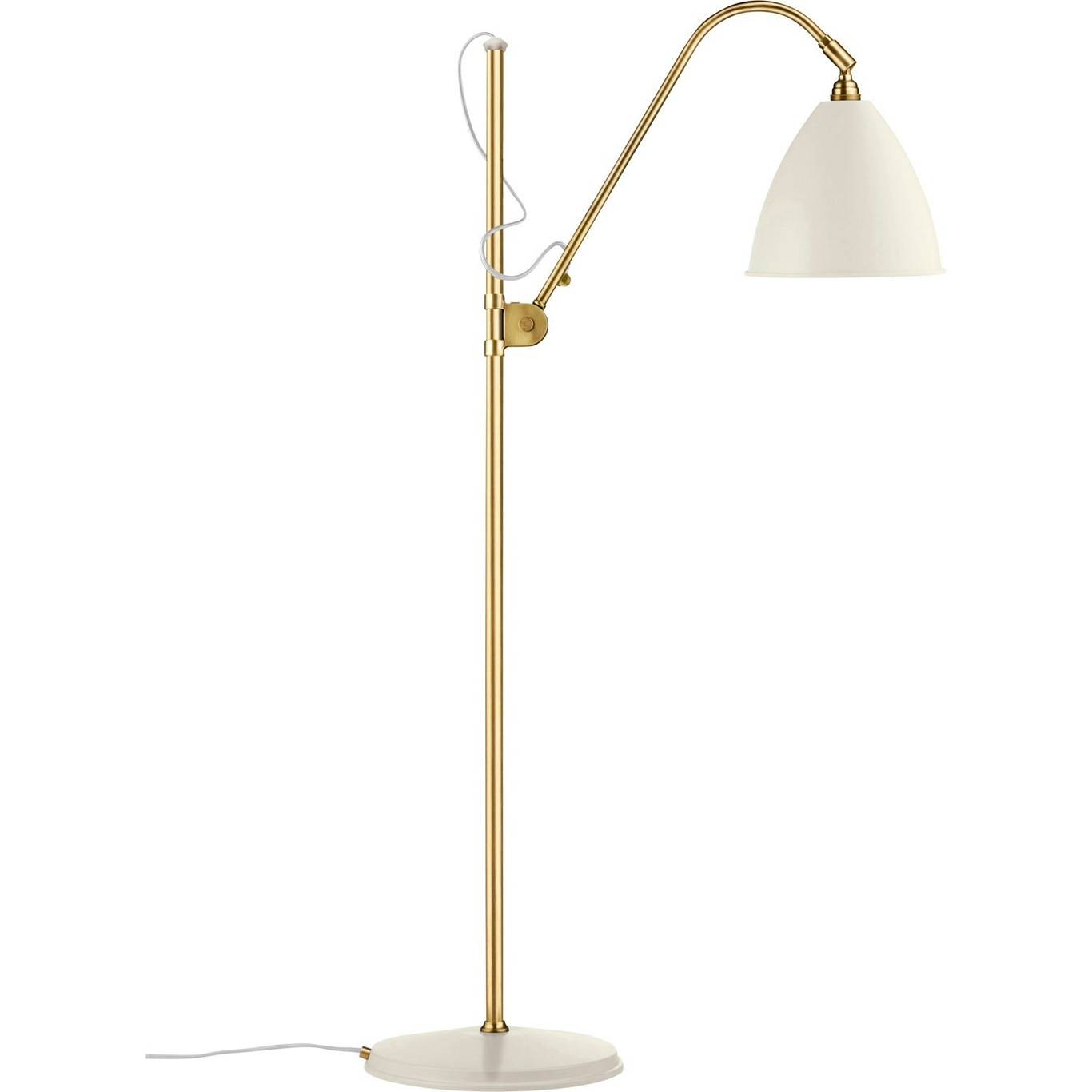 Bestlite BL3 M Floor Lamp, Brass/Soft White Semi Matt