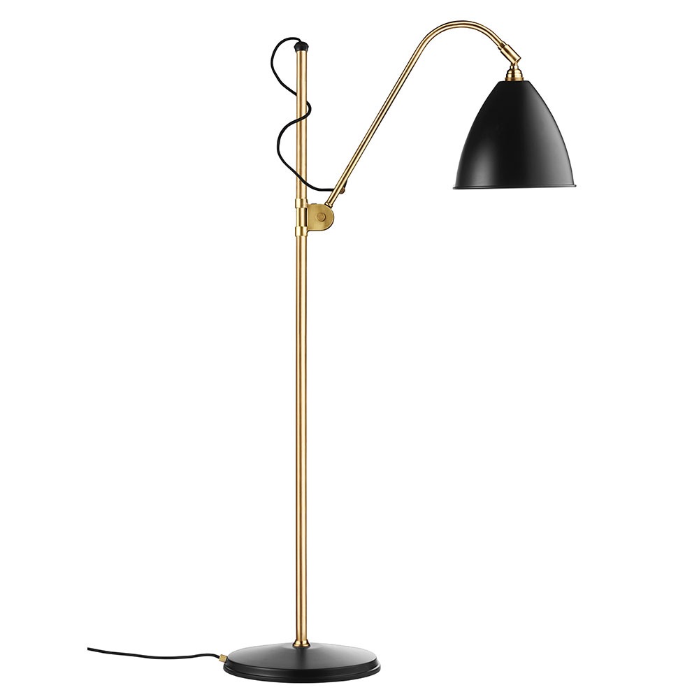 Bestlite BL3 M Floor Lamp, Brass/Black Semi Matt