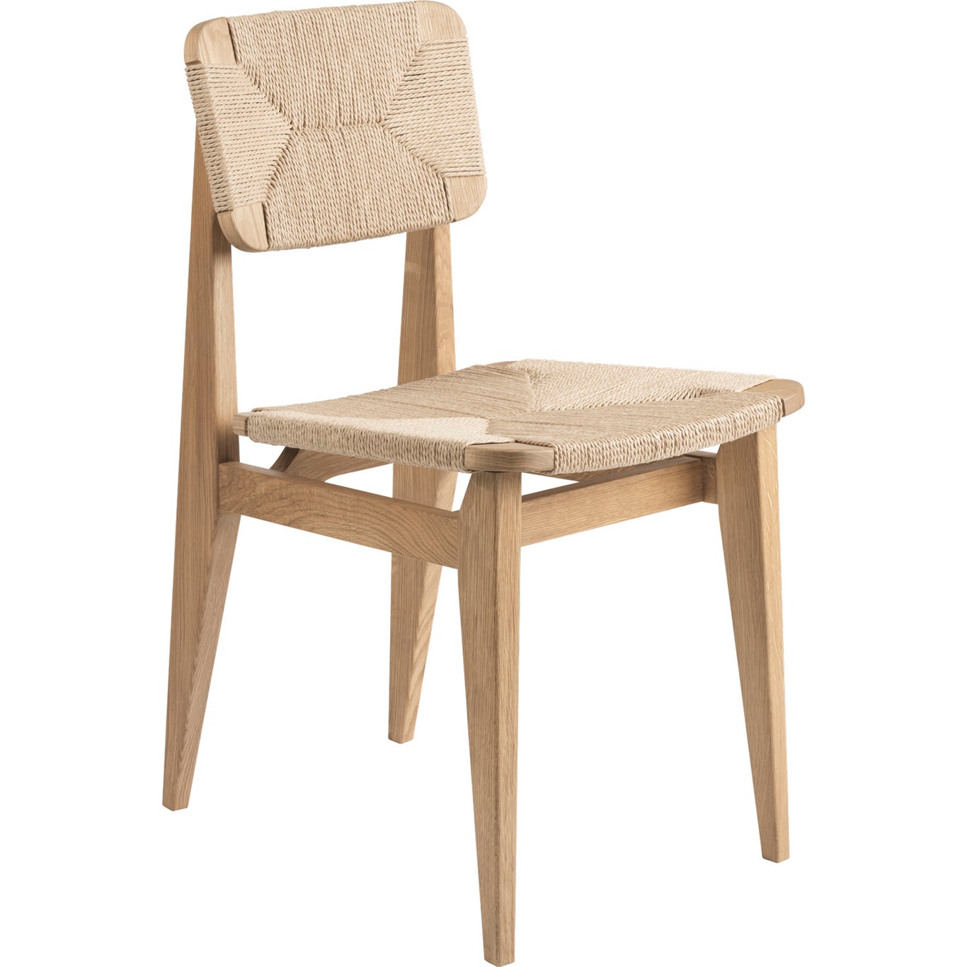 C-Chair Chair, Paper Cord / Oiled Oak