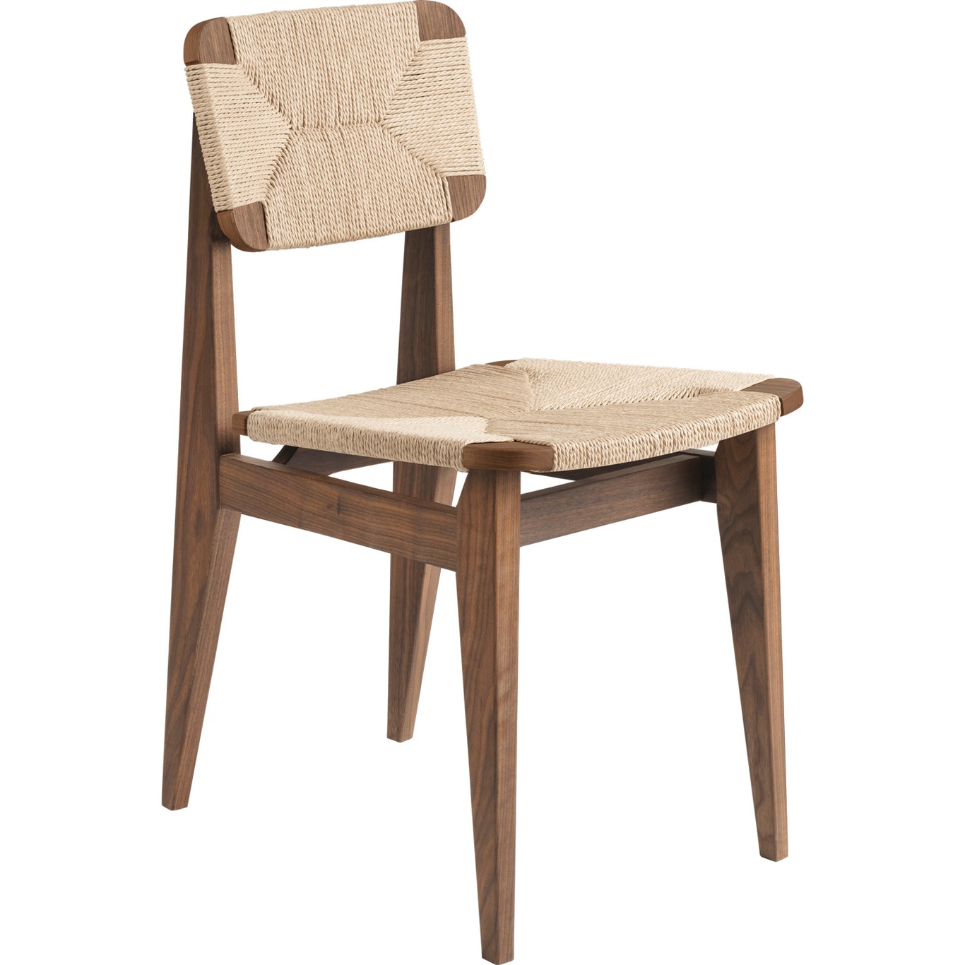 C-Chair Chair, Paper Cord / Oiled Walnut