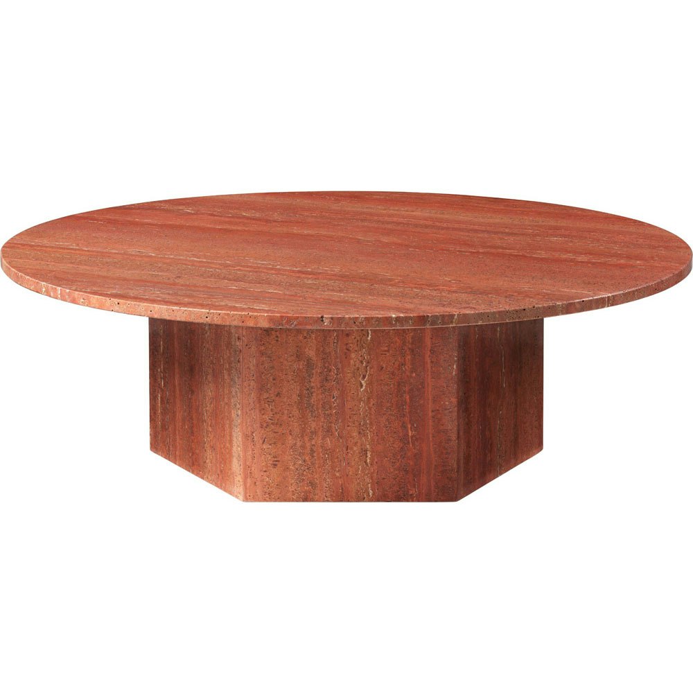 Epic Coffee Table Round 110 cm, Burnt Red