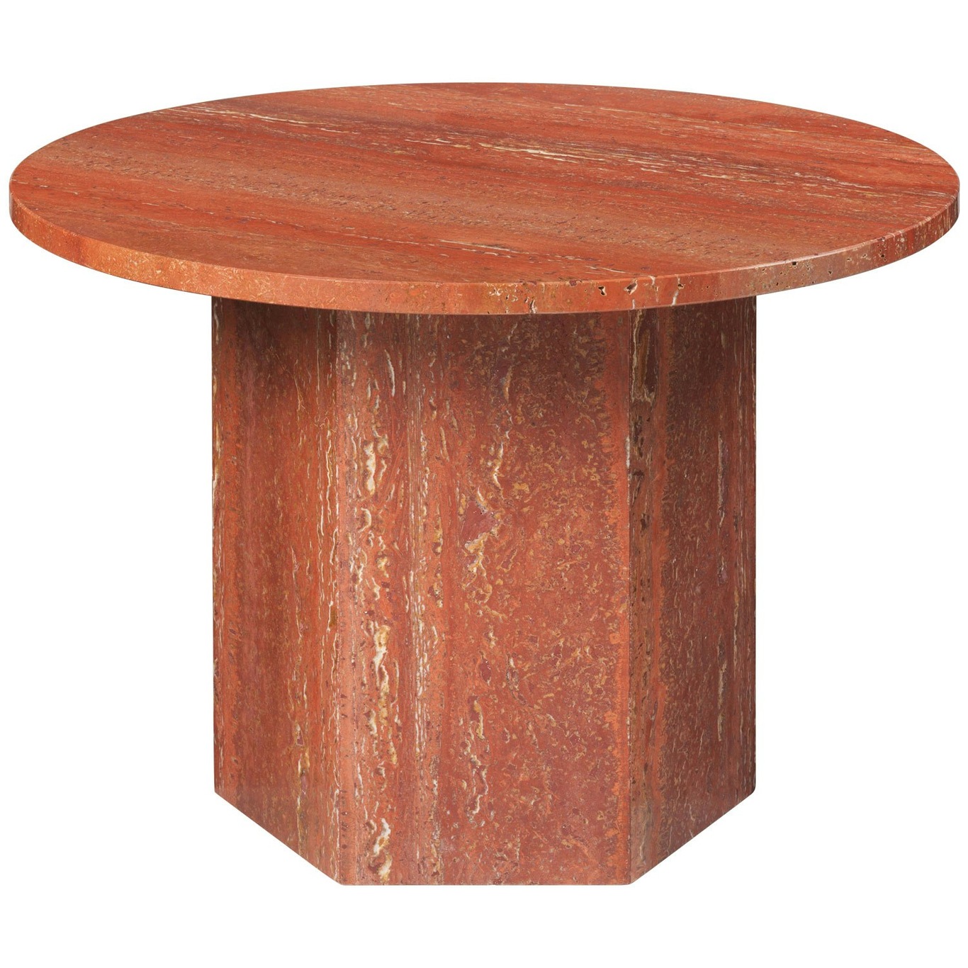 Epic Coffee Table Round 60 cm, Burnt Red