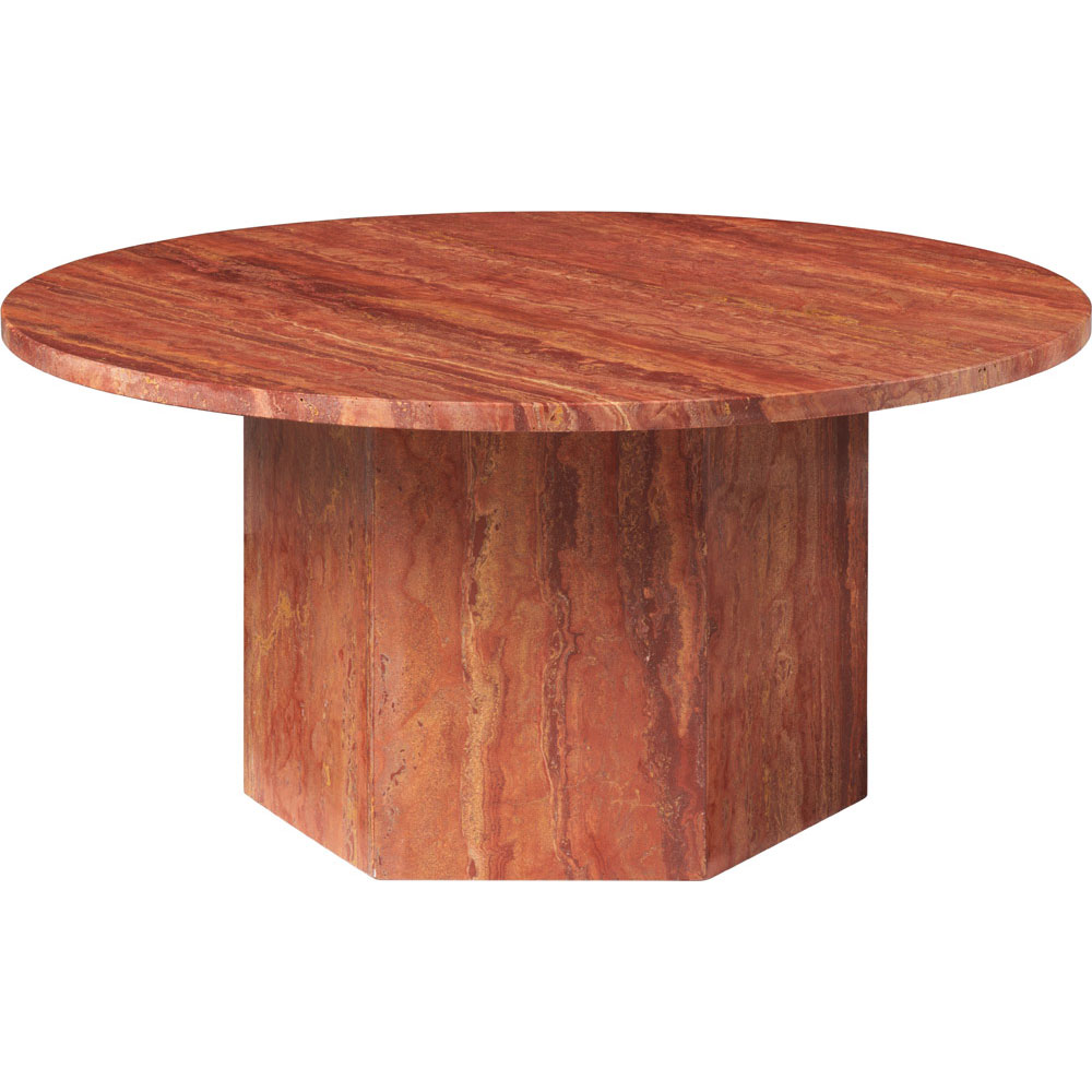 Epic Coffee Table Round 80 cm, Burnt Red