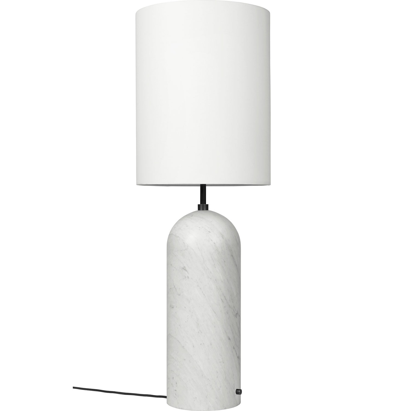 Gravity XL Floor Lamp High, White Marble / White