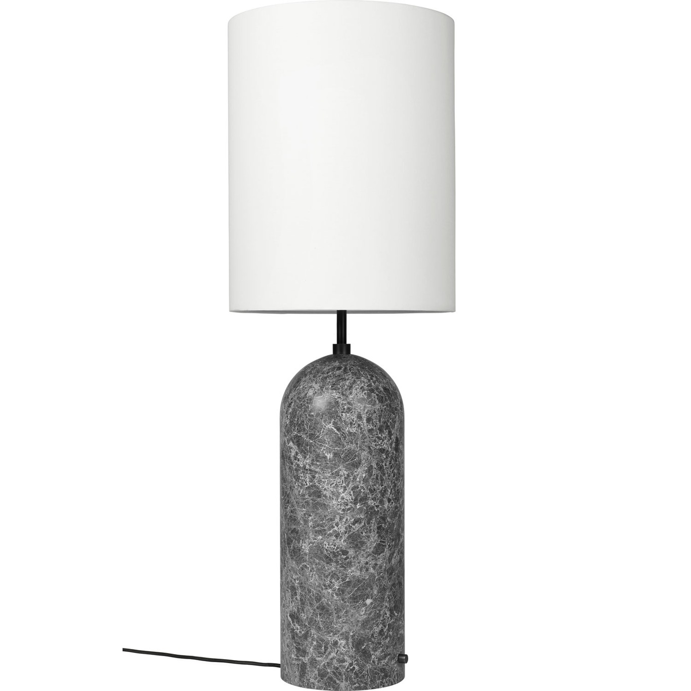 Gravity XL Floor Lamp High, Grey Marble / White