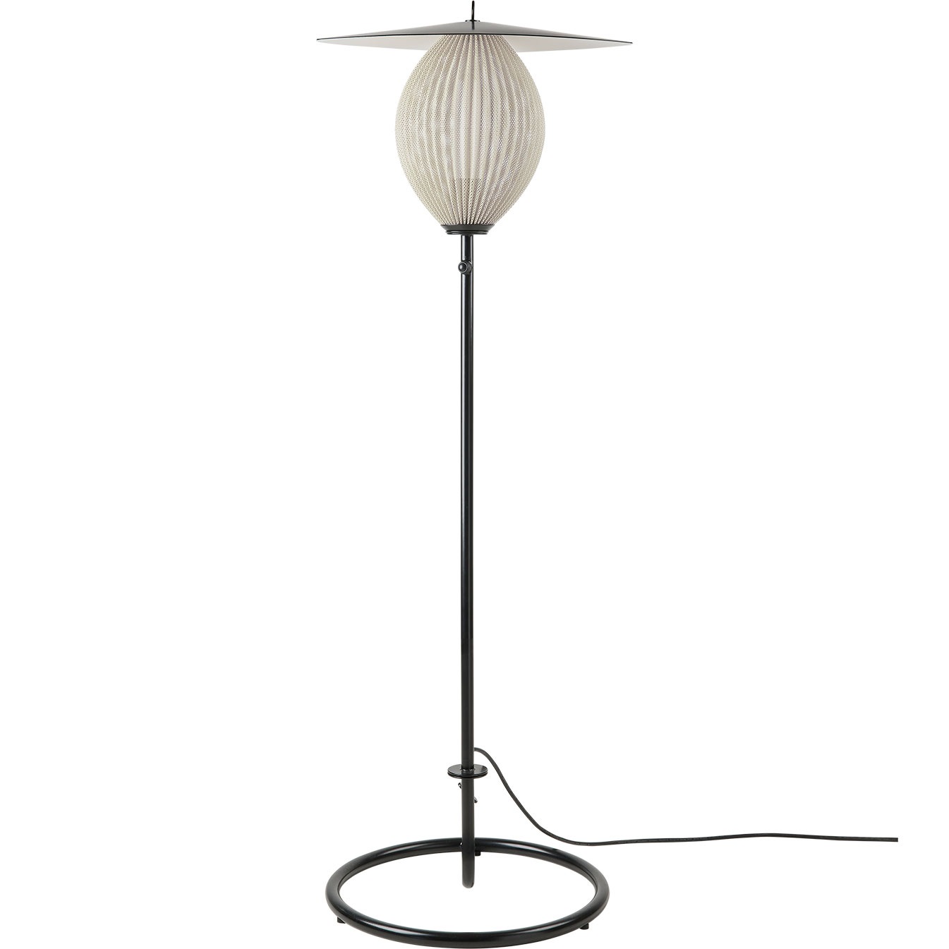 Satellite Floor Lamp Outdoor, Cream White Semi Matt