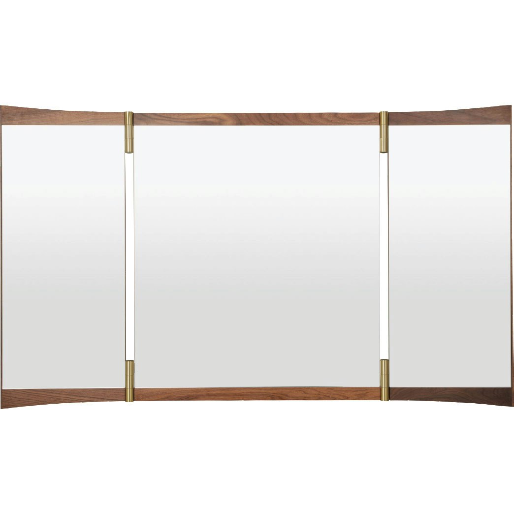 Vanity 3 Wall Mirror 117x60 cm, Walnut