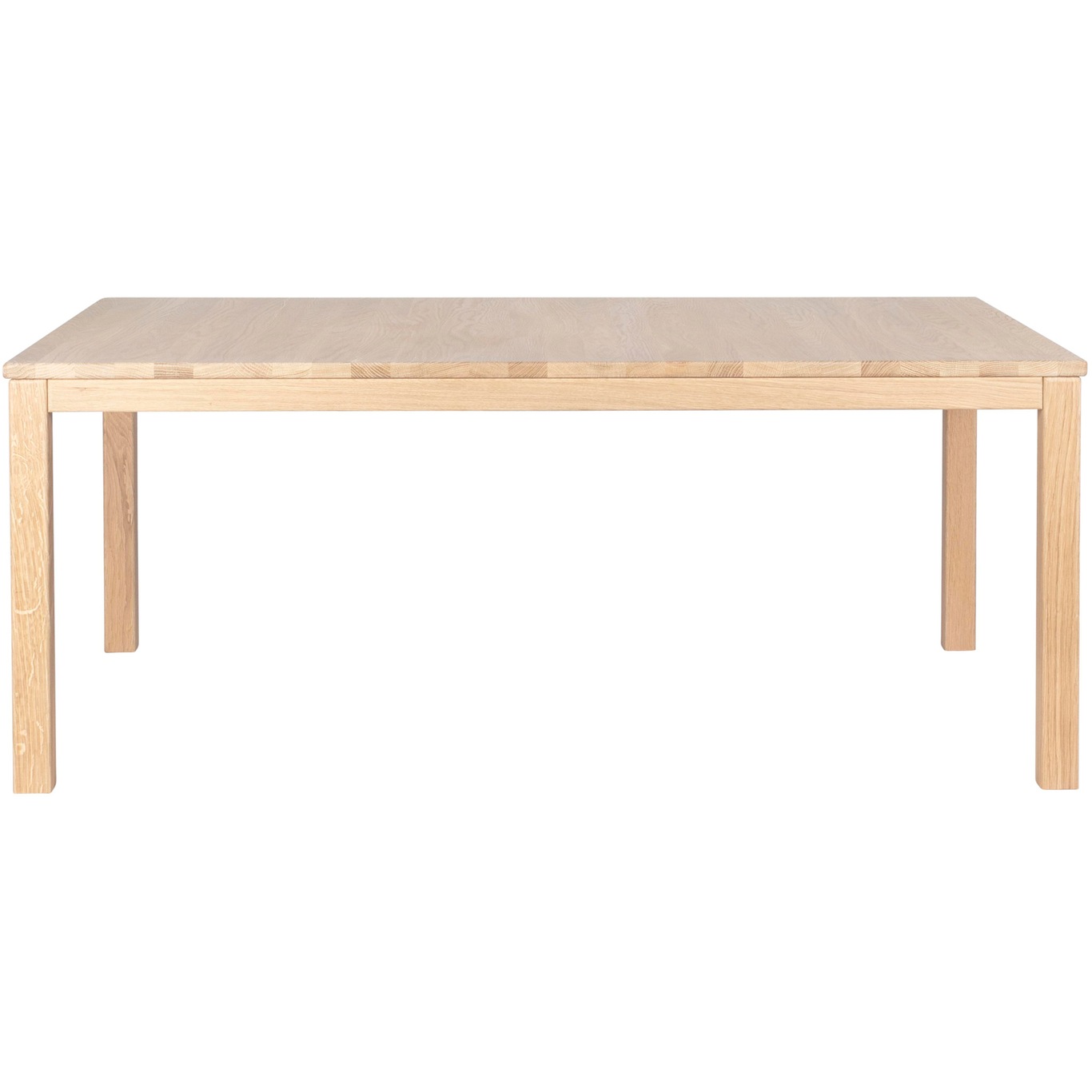 Klassik 6B Coffee Table With Drawer, 85x130 cm, White Oiled Oak