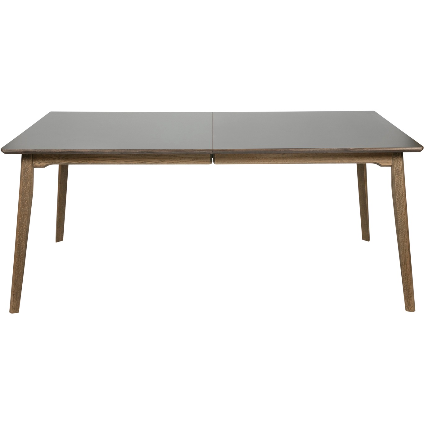 Note 90 Dining Table, Black Oiled Oak / Graphite grey Laminate