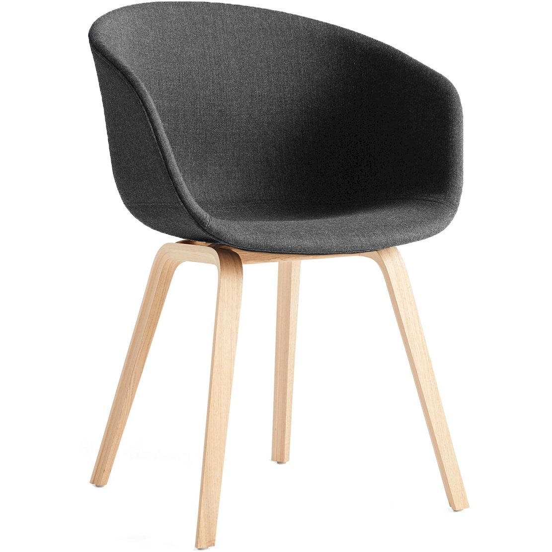 AAC 23 Chair, Water-based Lacquered Oak Black / Remix 163