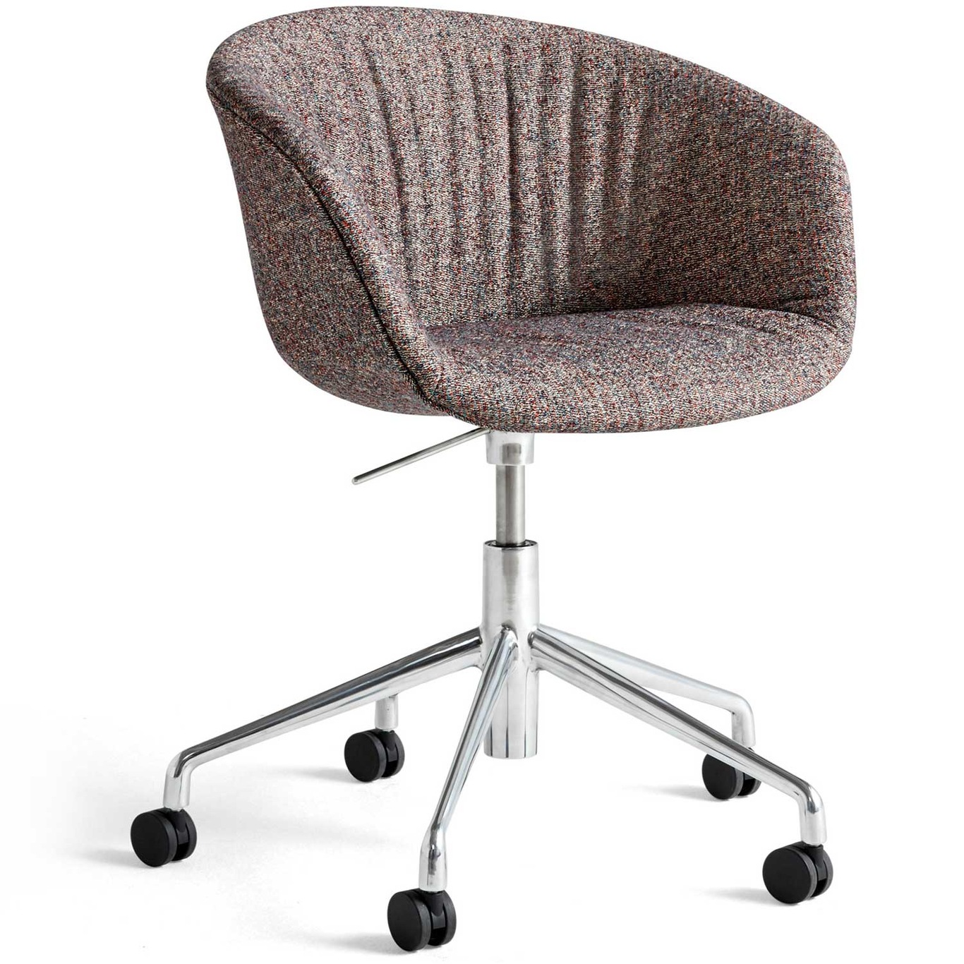 AAC53 Soft Chair 5 star swivel, Aluminium / Swarm Multi