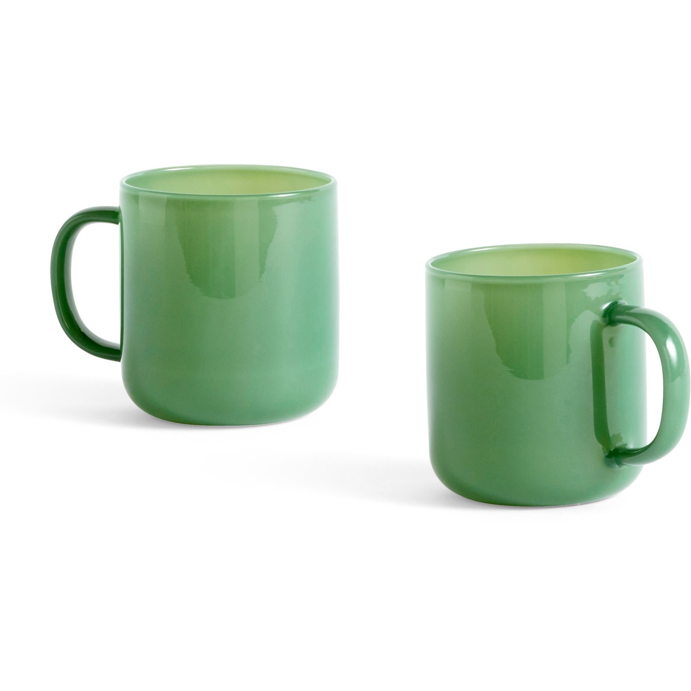 Borosilicate Mug 2-pack, Jade Green