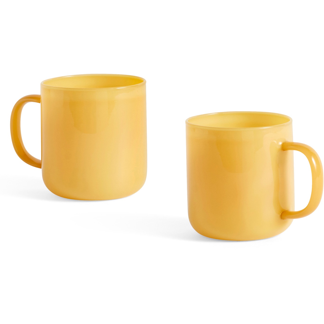 Borosilicate Mug 2-pack, Jade Yellow
