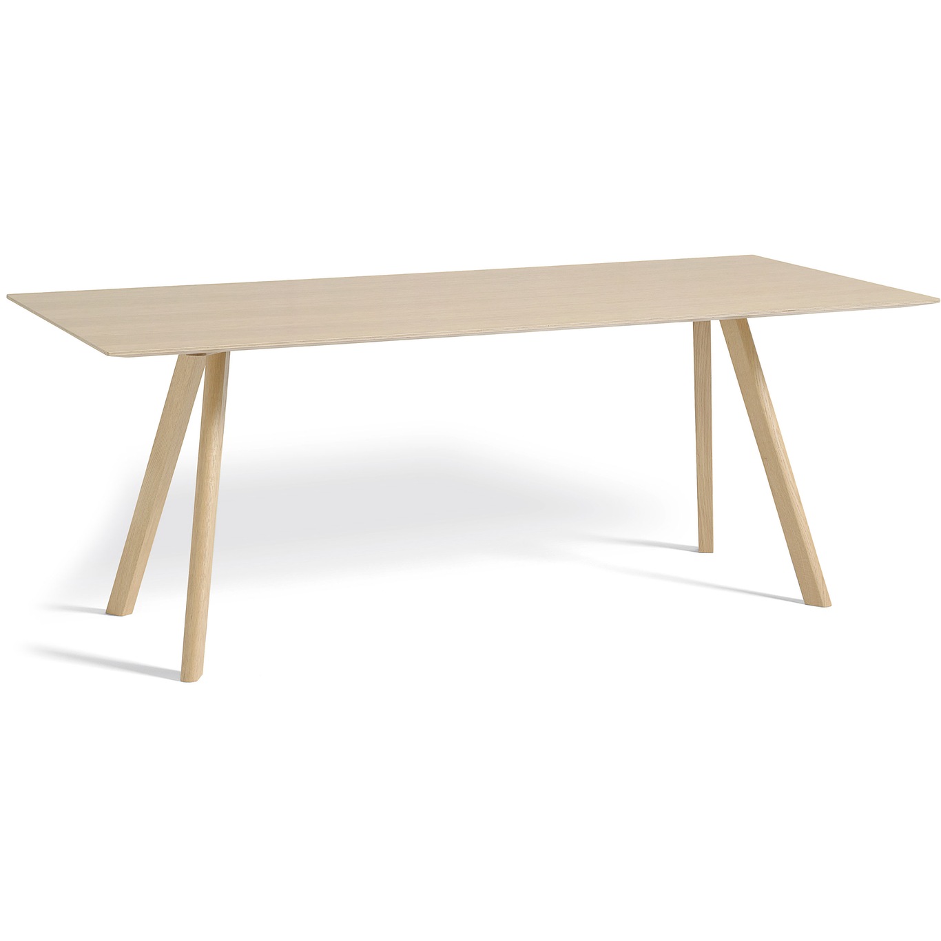 CPH 30 Table 90x200x74 cm, Waterbased Lacquered Oak