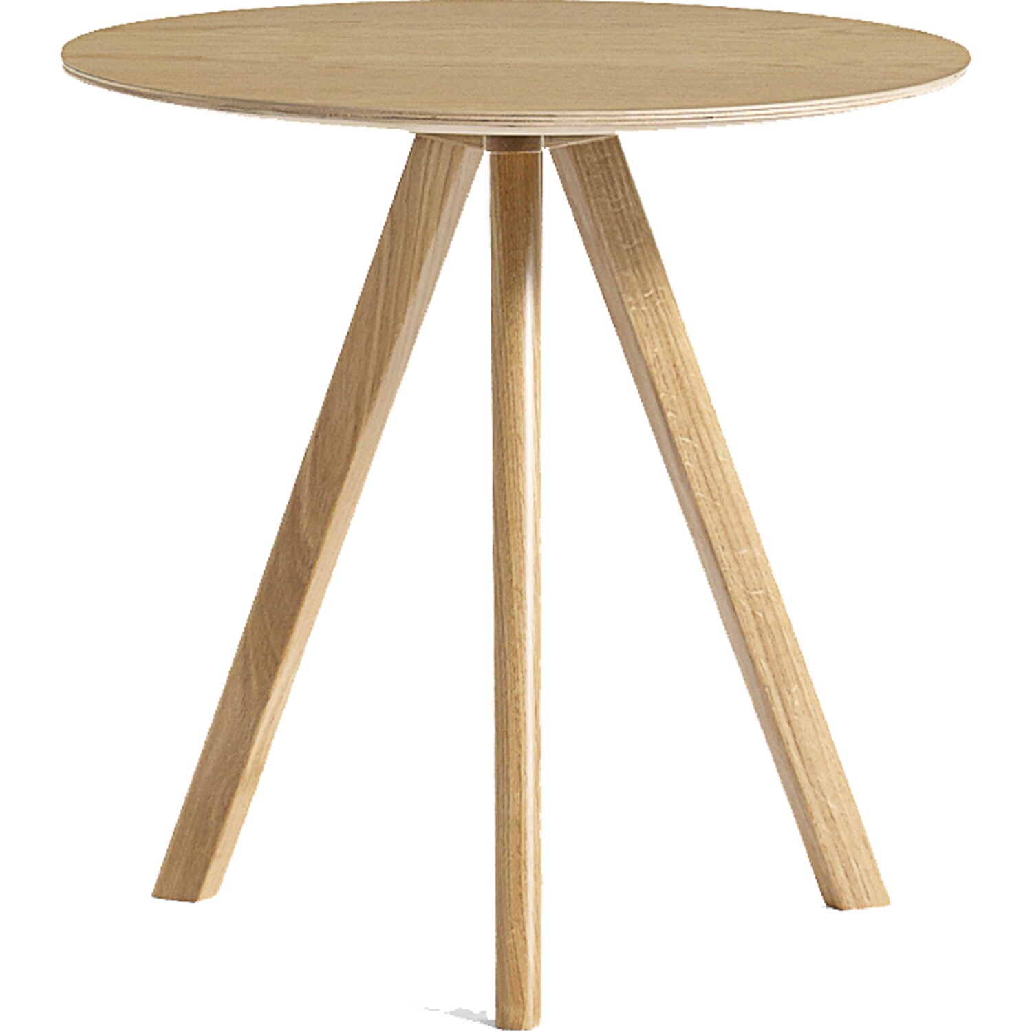 CPH 20 Side Table Ø50x49 cm, Water-based Lacquered Oak - HAY