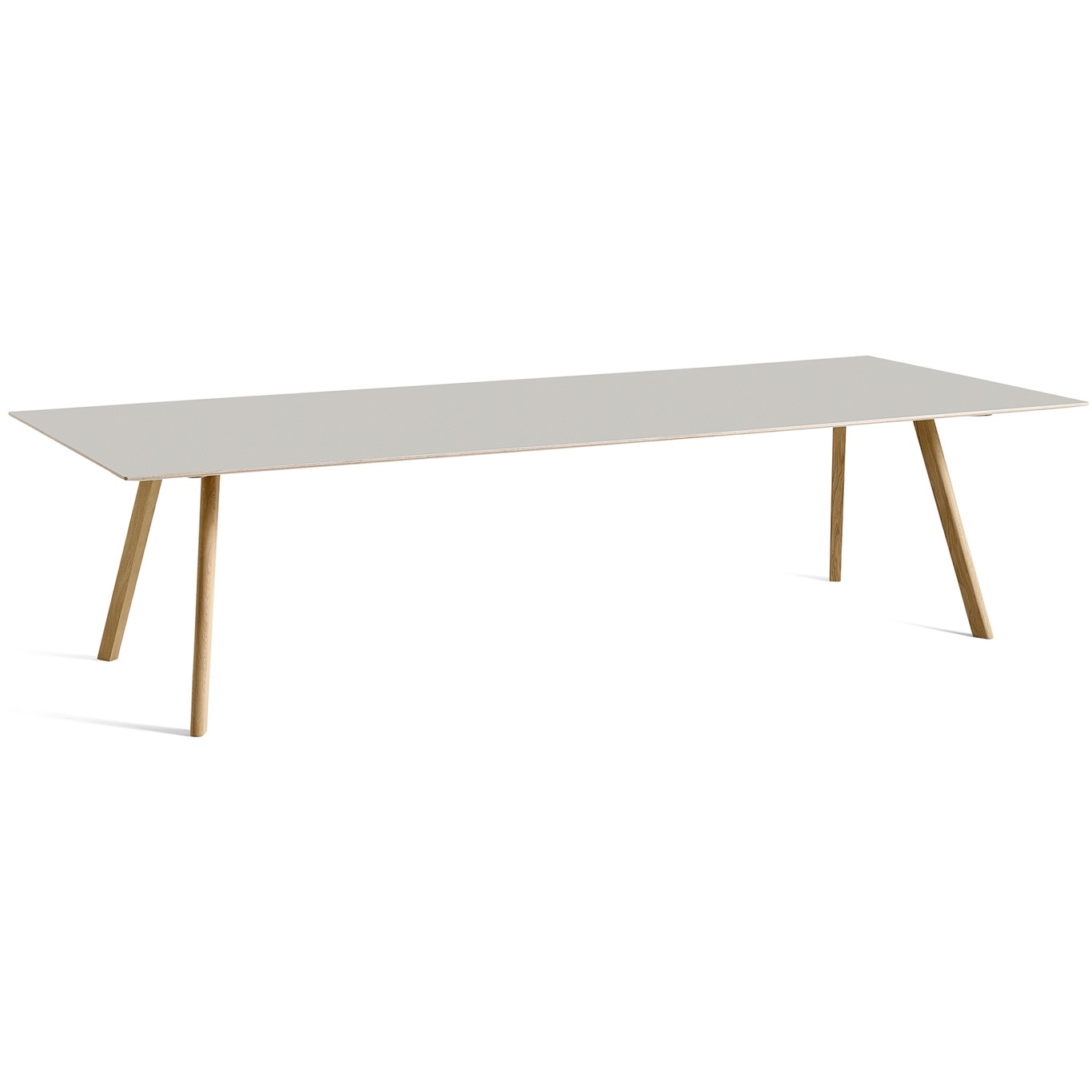 CPH 30 Table 300x90 cm, Water-based Lacquered Oak / Off-white Linoleum