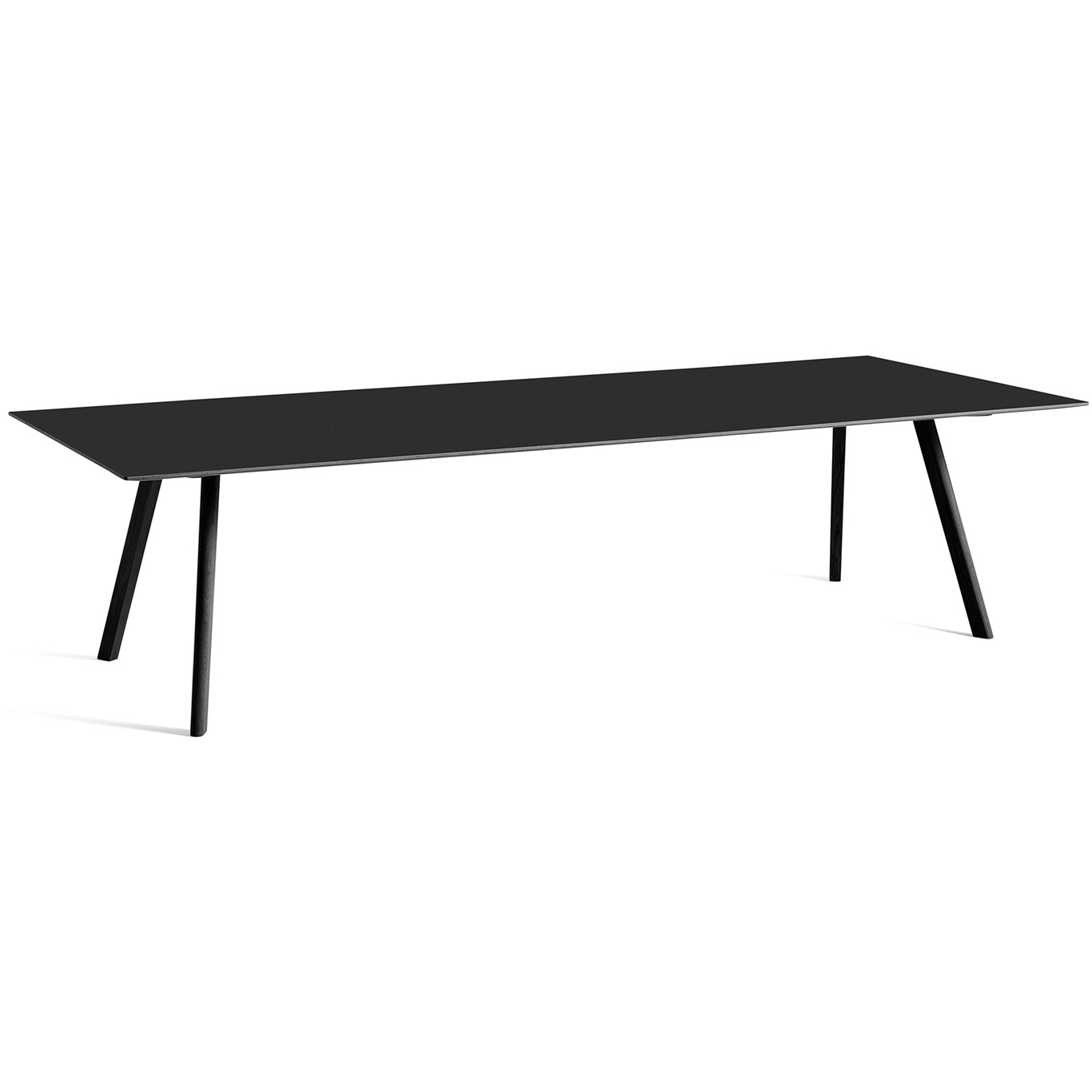 CPH 30 Table 300x90 cm, Black Water-based Lacquered Oak