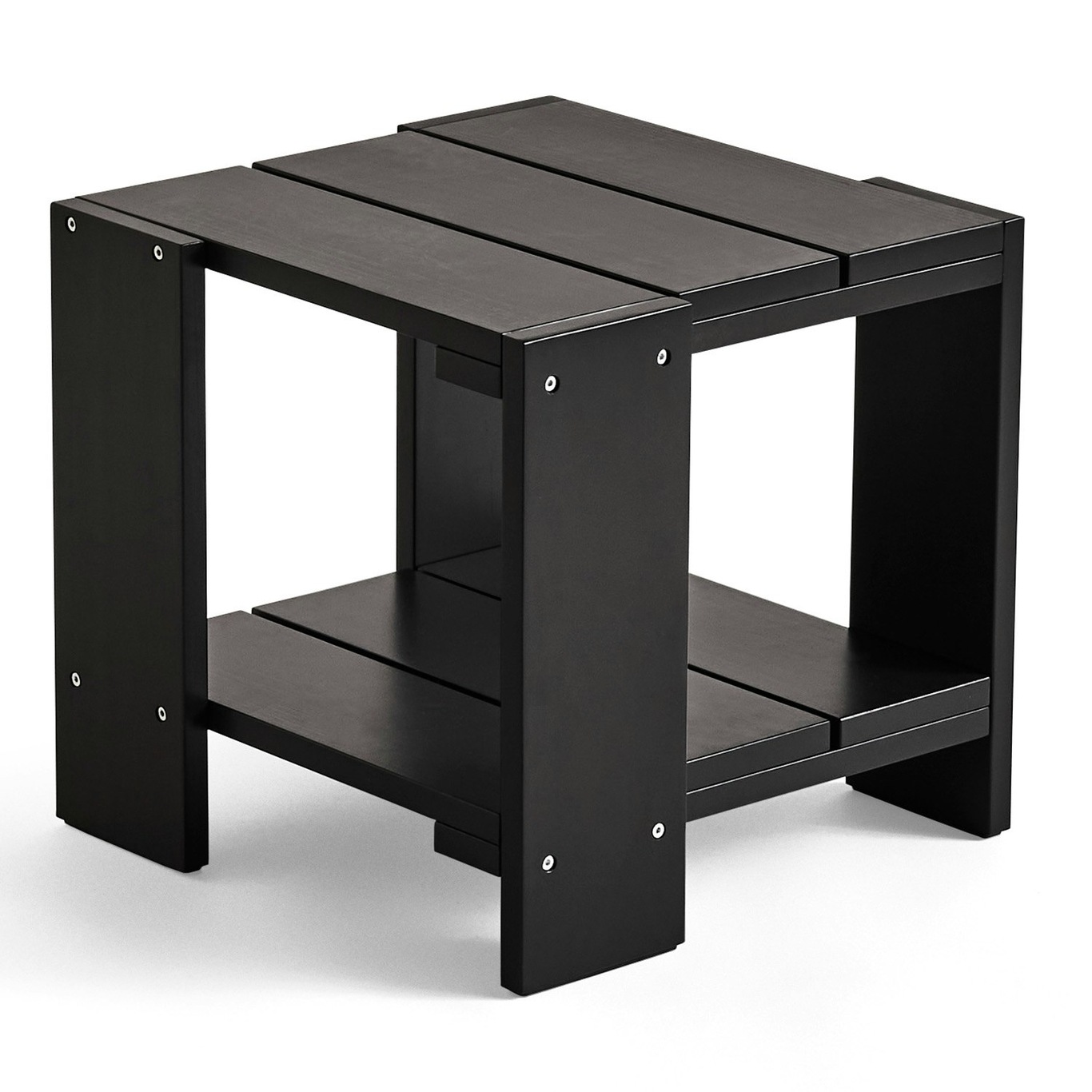 Crate Side Table, Black