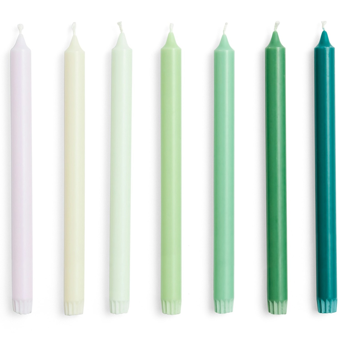 Gradient Candles 7-pack, Green