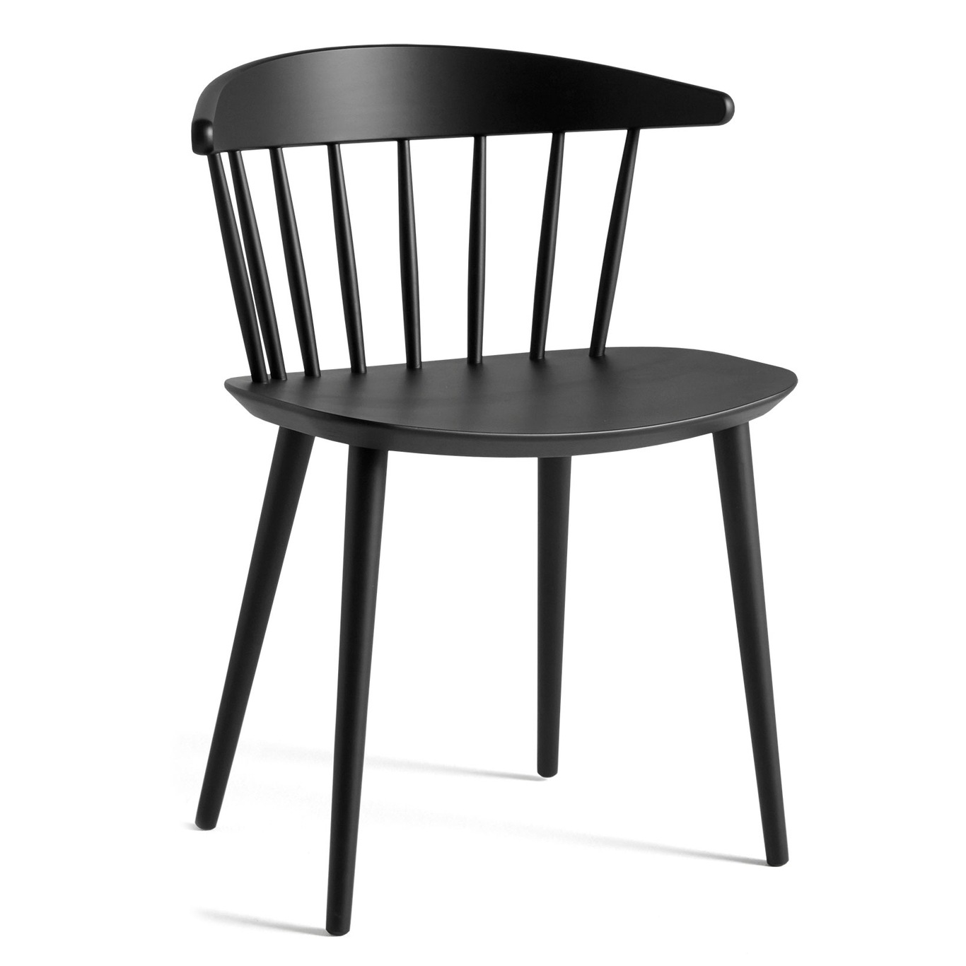 J104 Chair Water-based Lacquer, Black