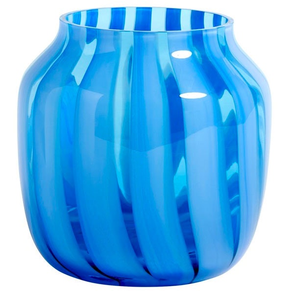 Juice Wide Vase, Light Blue