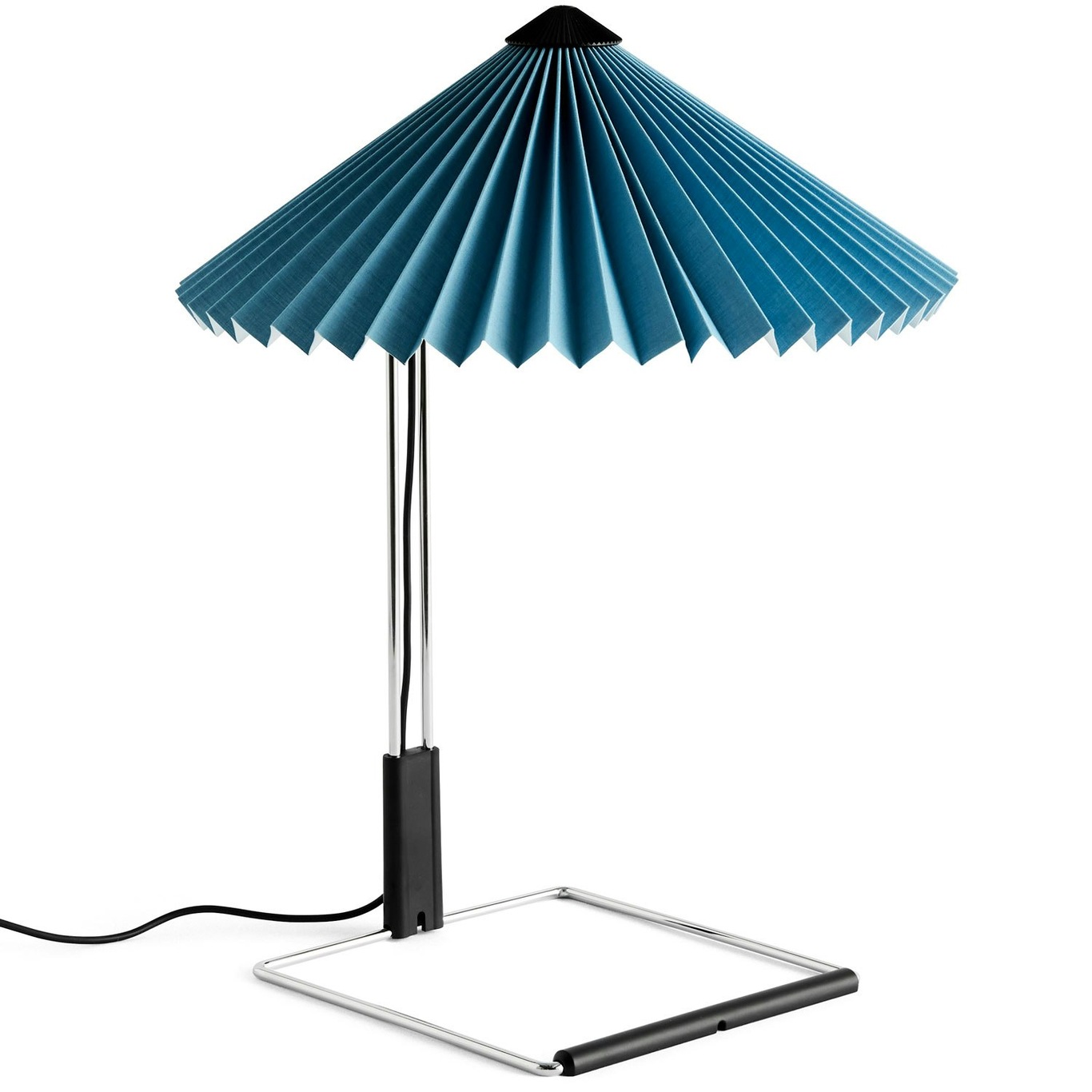 Matin Table Lamp 300 mm, Mirror plated Steel / Placid Blue