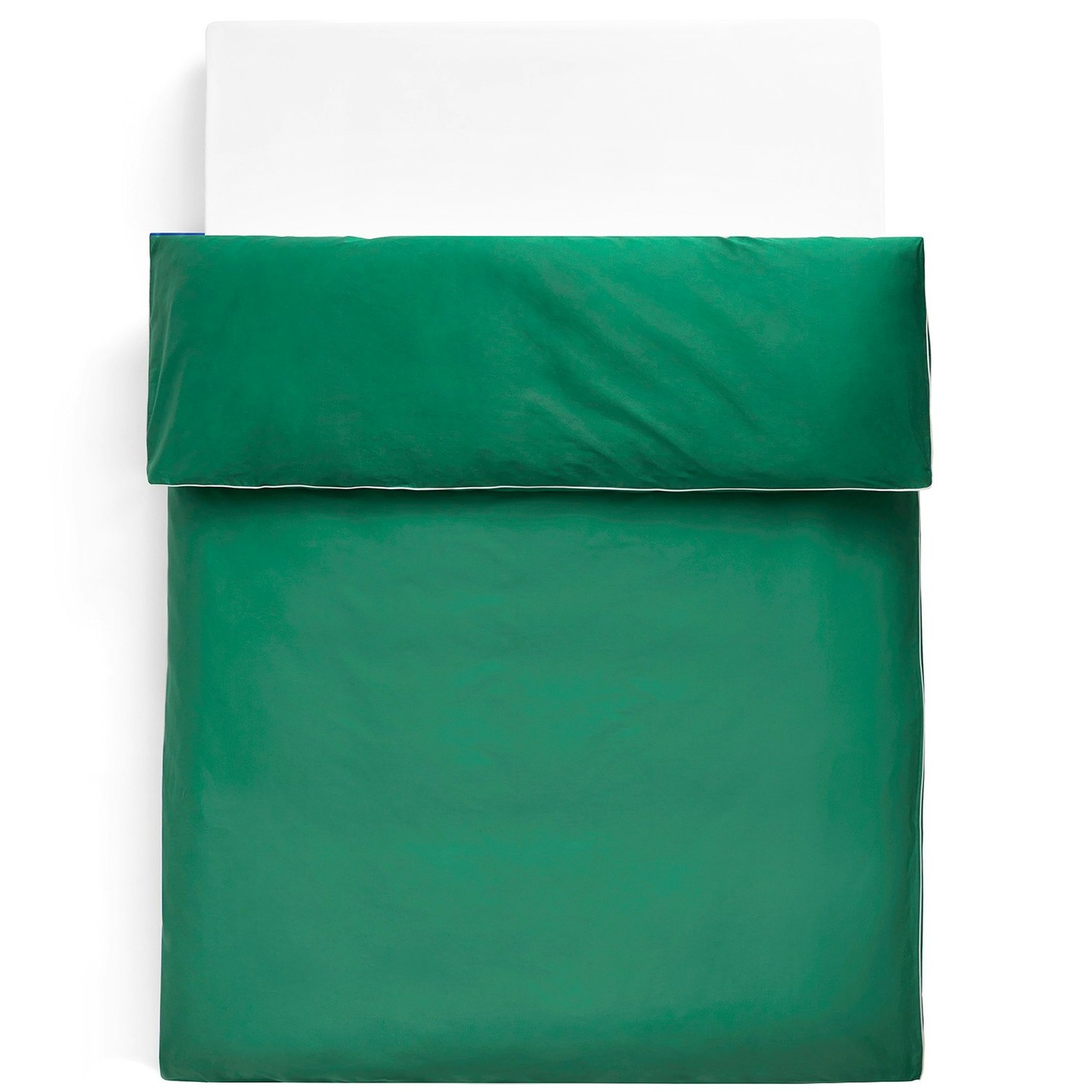 Outline Duvet Cover 140x200 cm, Emerald Green