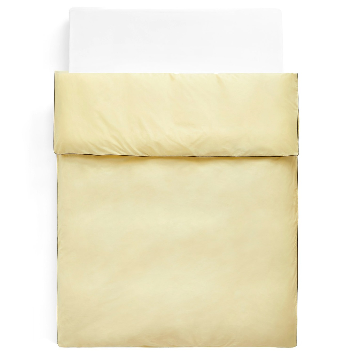 Outline Duvet Cover 150x210 cm, Soft Yellow