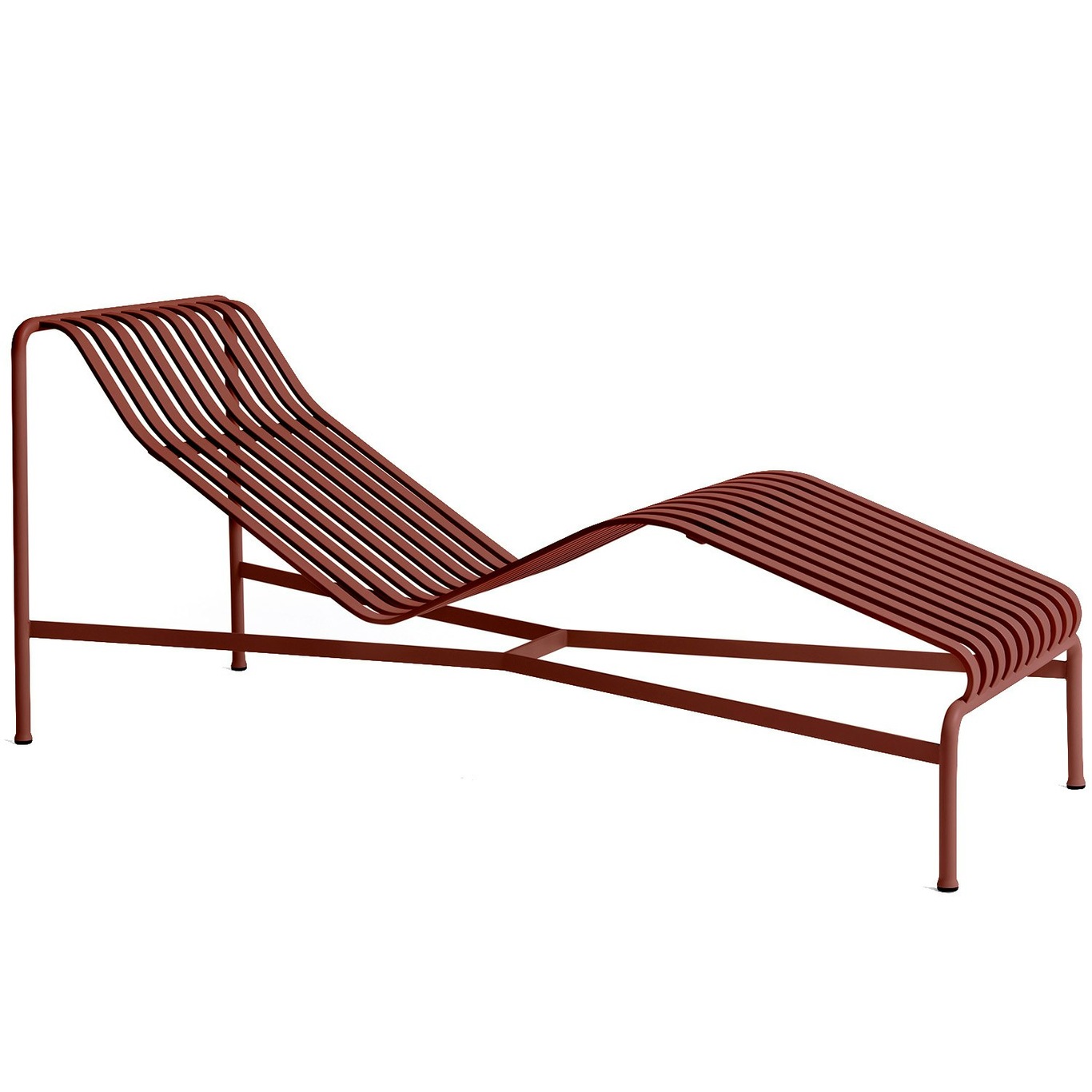 Palissade Chaise Longue, Iron Red