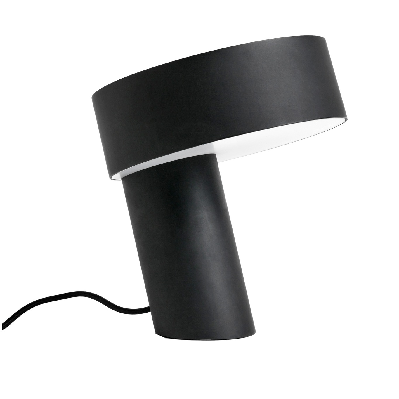 Slant Table Lamp, Soft black