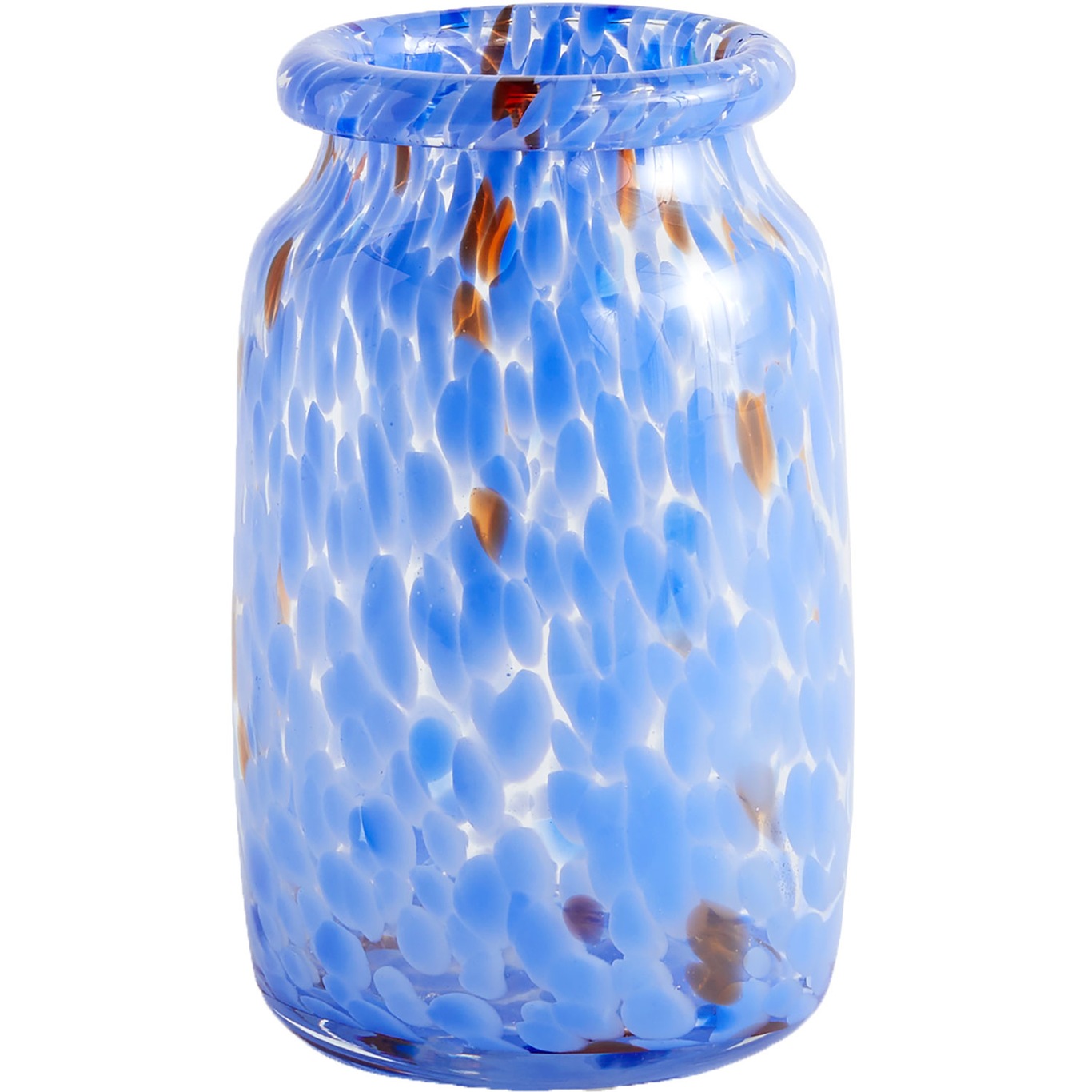 Splash Roll Vase Ø14.5 cm, Blue