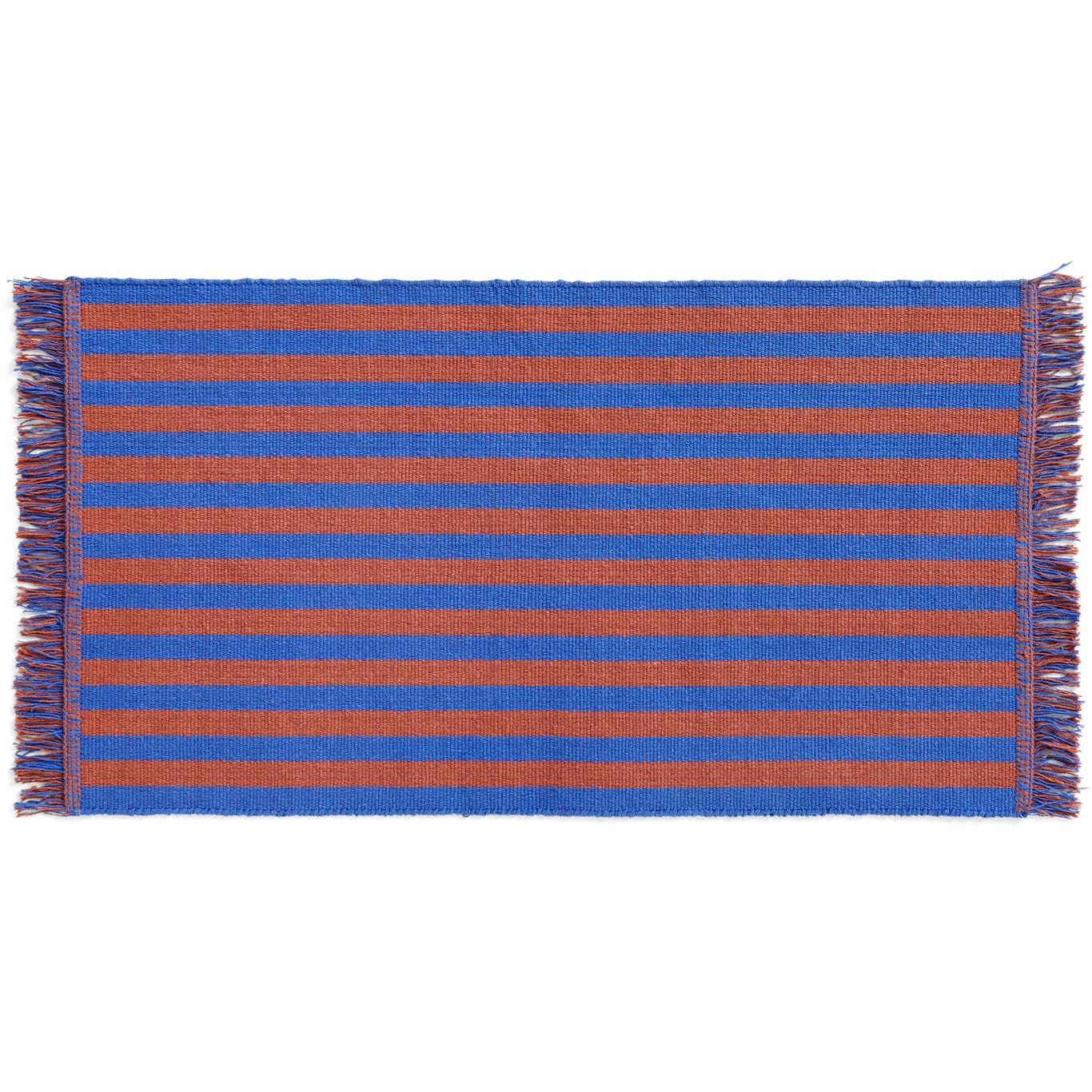 Stripes and Stripes Door Mat 52x95 cm, Cacao Sky