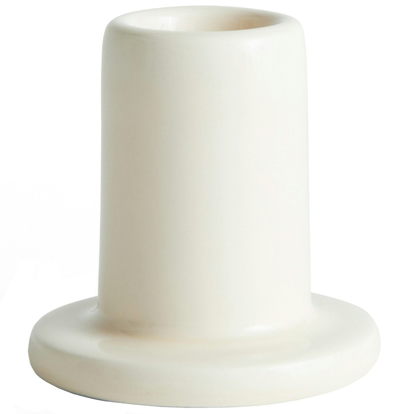 Tube Candlestick S, Off-white
