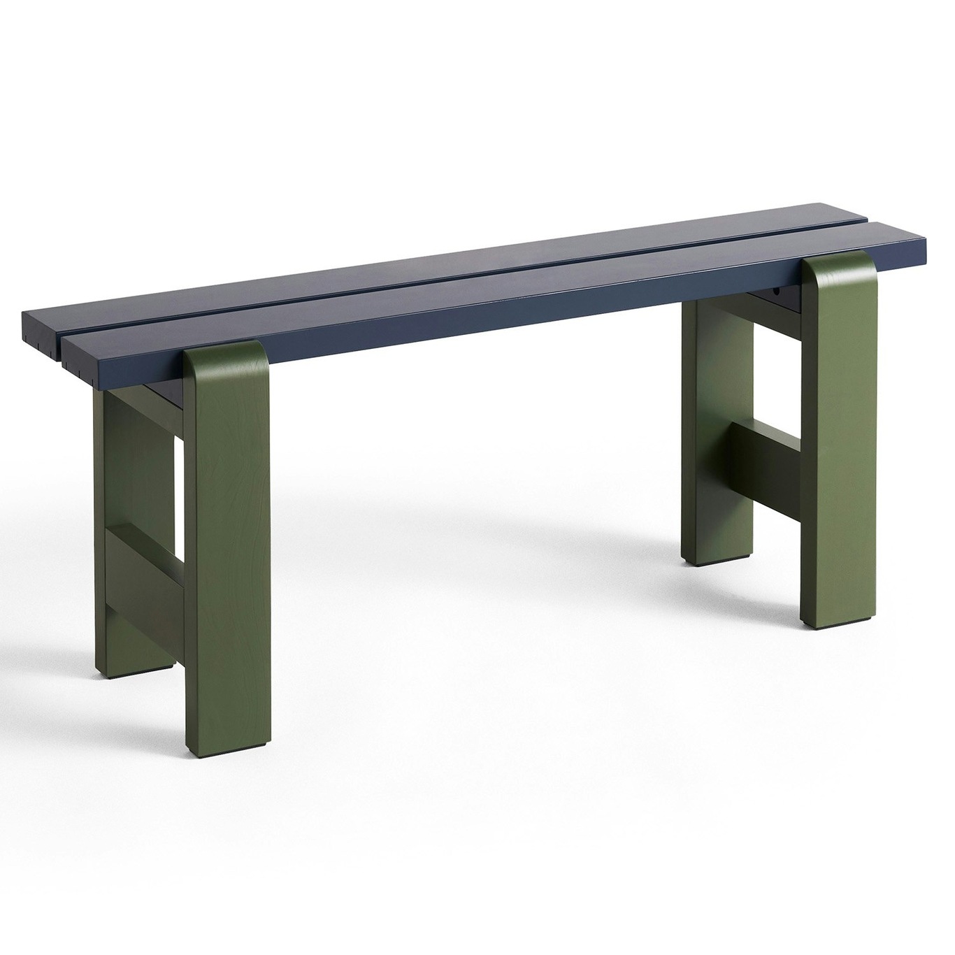 Weekday Bench 23x111 cm, Olive/Steel Blue