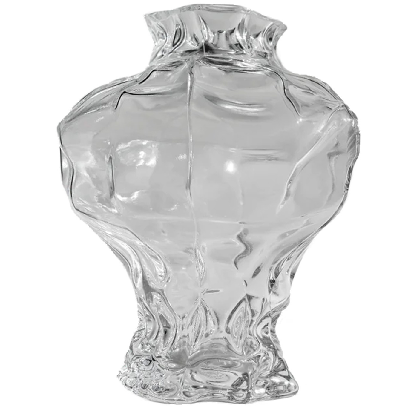 Ammonit Vase 30 cm, Clear