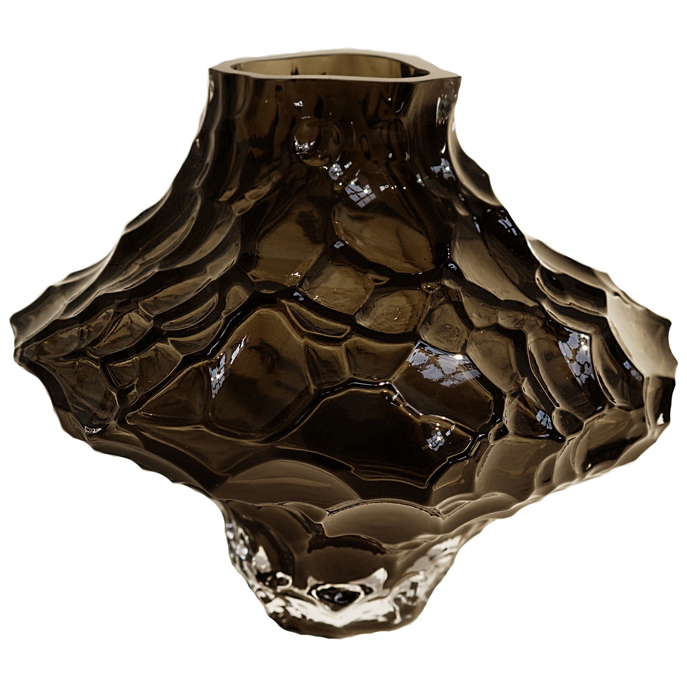 Canyon Vase 23 cm, Smoke