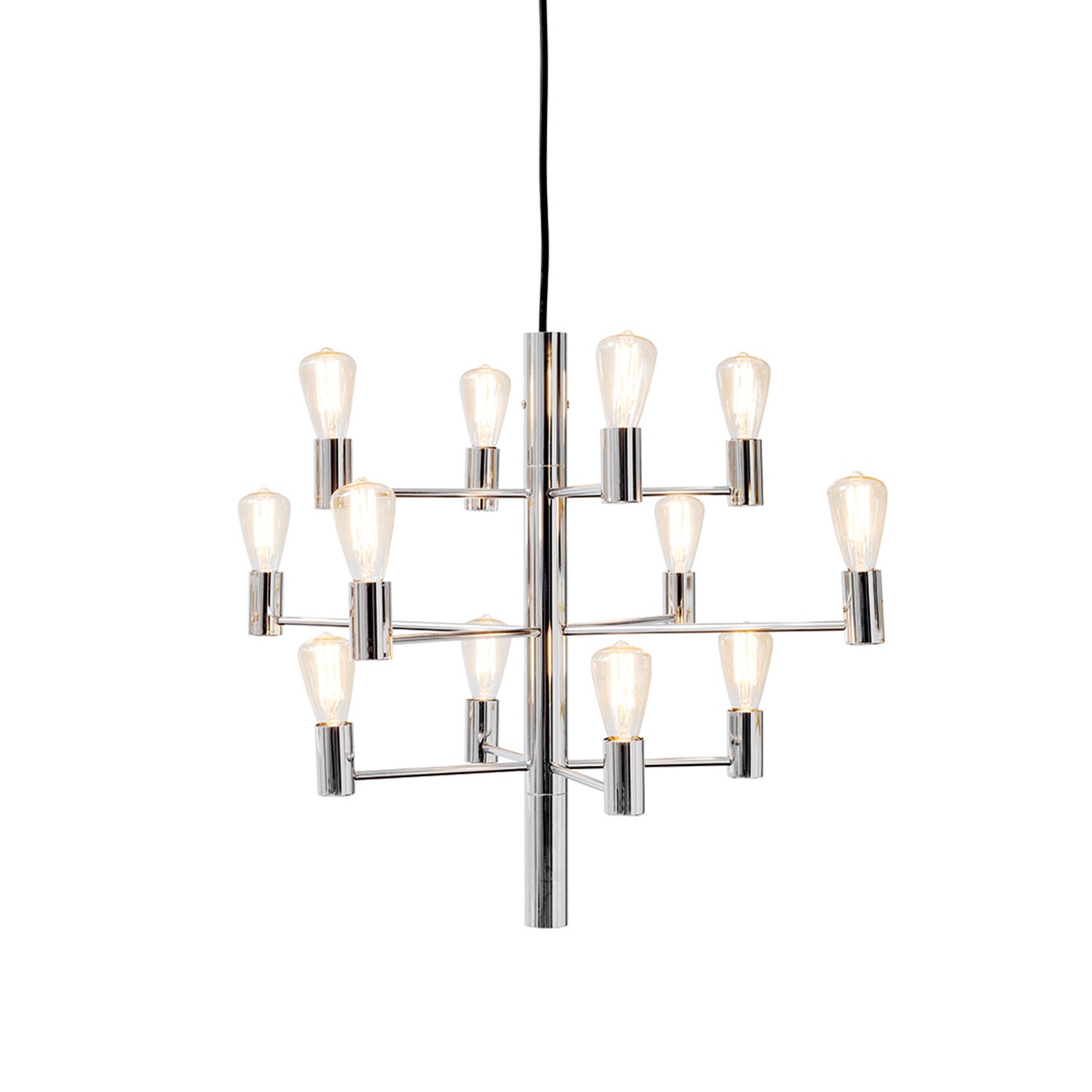 Manola 12 Chandelier Dimmable LED, Chrome