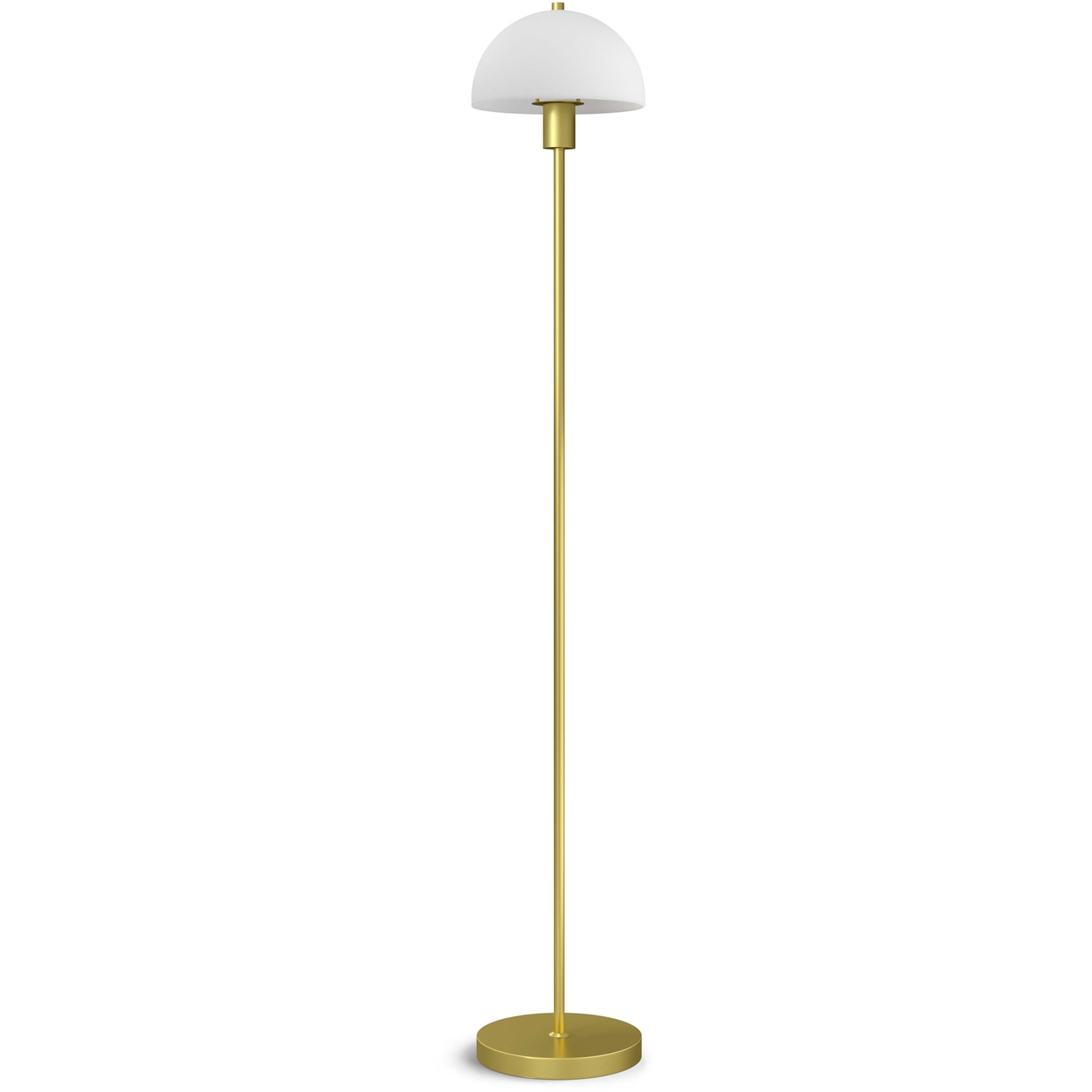 Vienda Floor Lamp, Brass / Opal