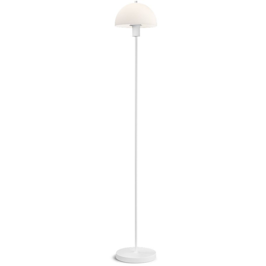 Vienda Floor Lamp, White / Opal