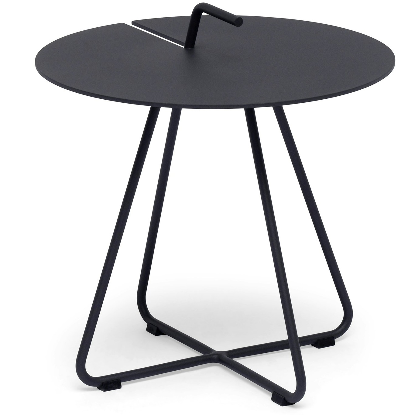 Sandholma Side Table Ø40 cm, Charcoal
