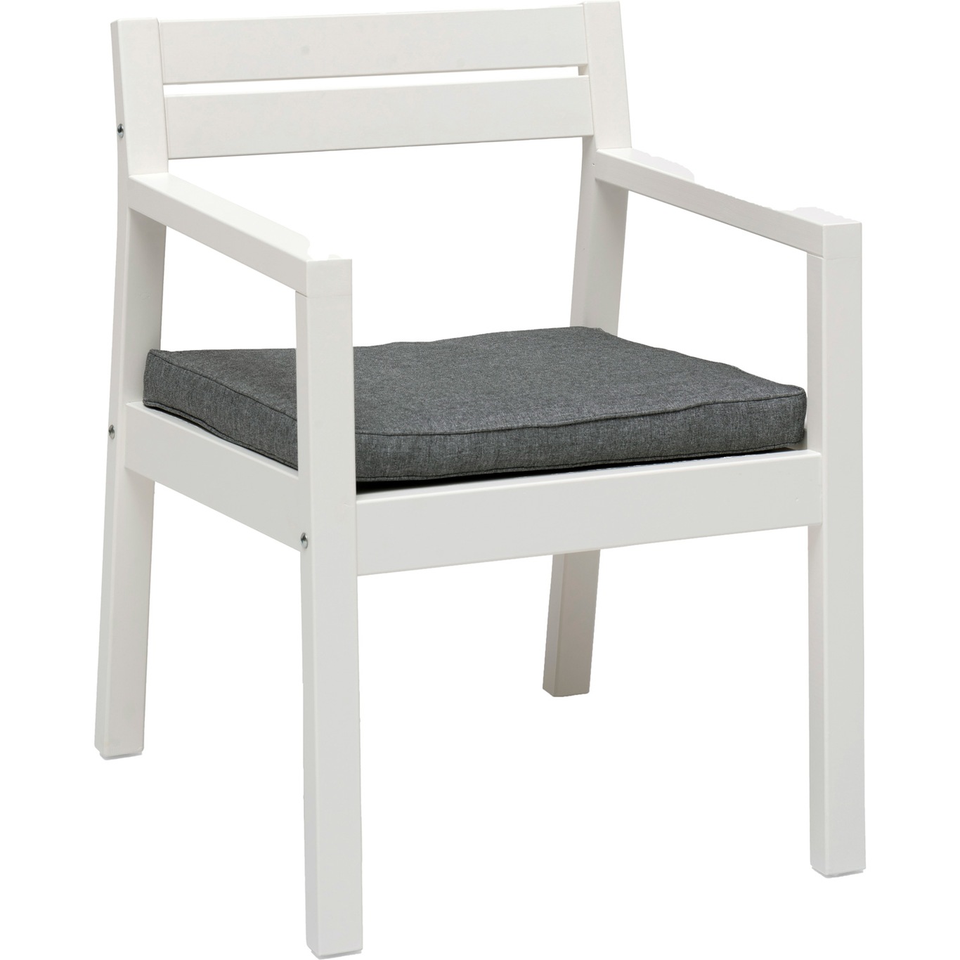 Stoltö Dining Chair, White/Grey