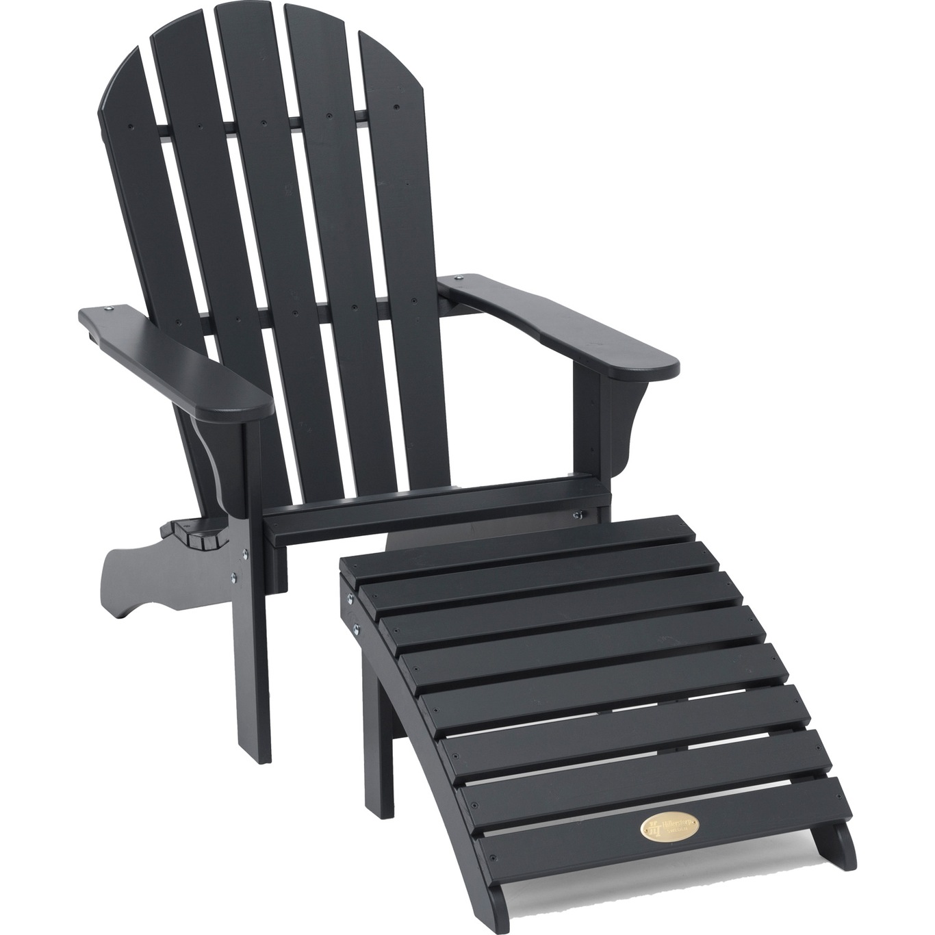Tennessee Deckchair With Footstool, Hurricane Grey