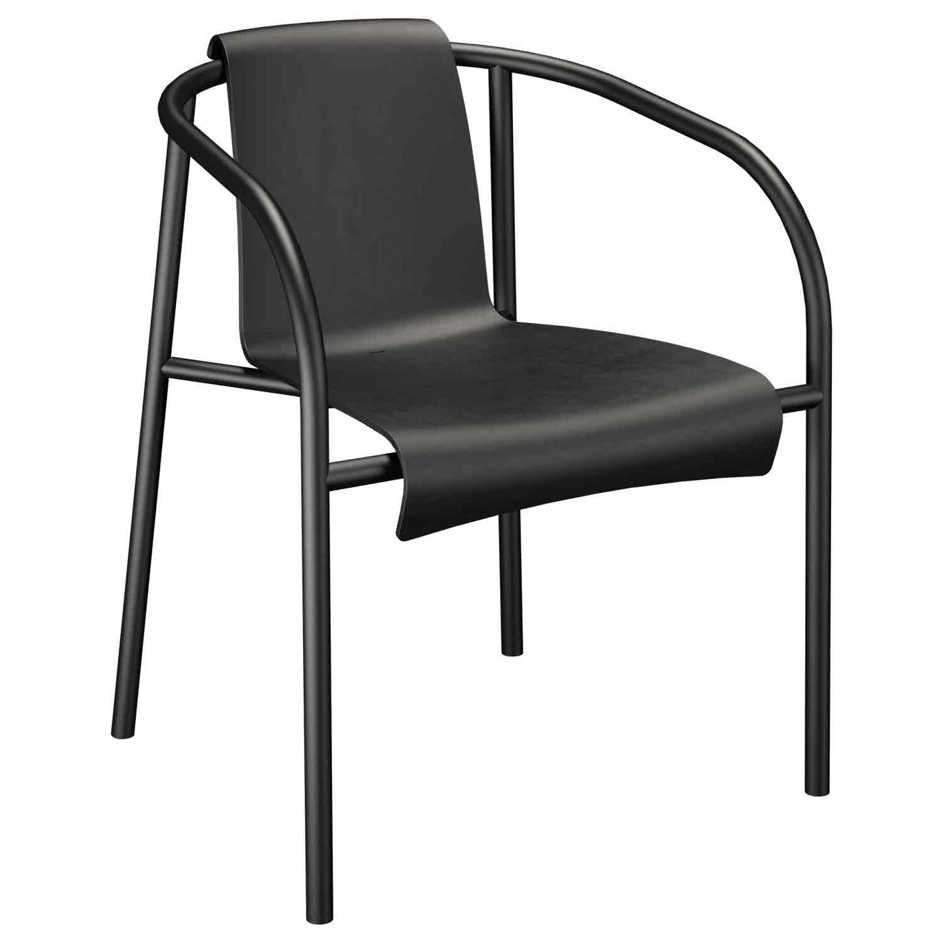 NAMI Chair With Armrest, Black