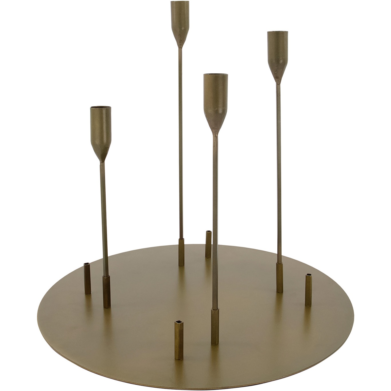 Advent Candle Stand Ø40x38 cm, Antique Brass