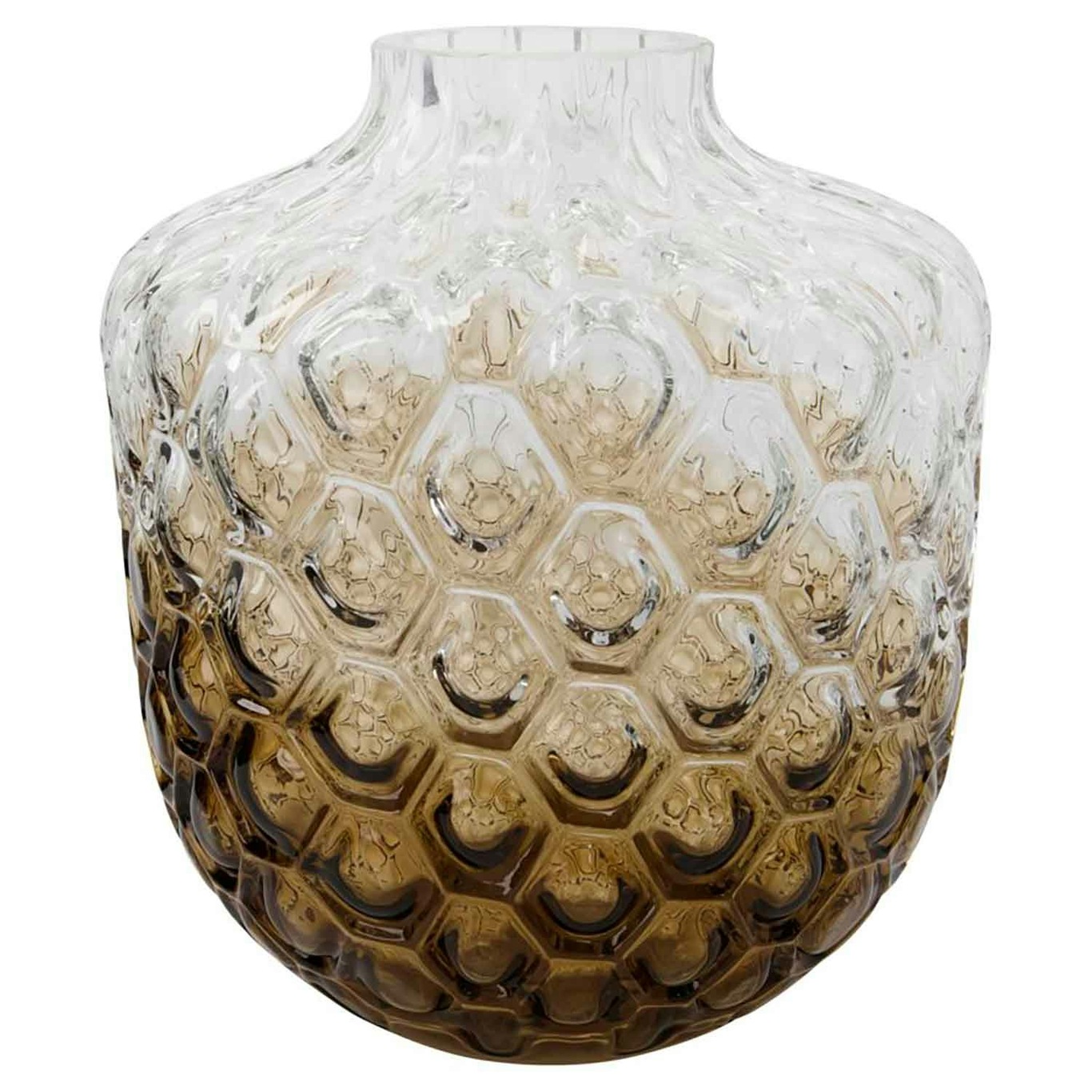 Art Deco Vase, Brown