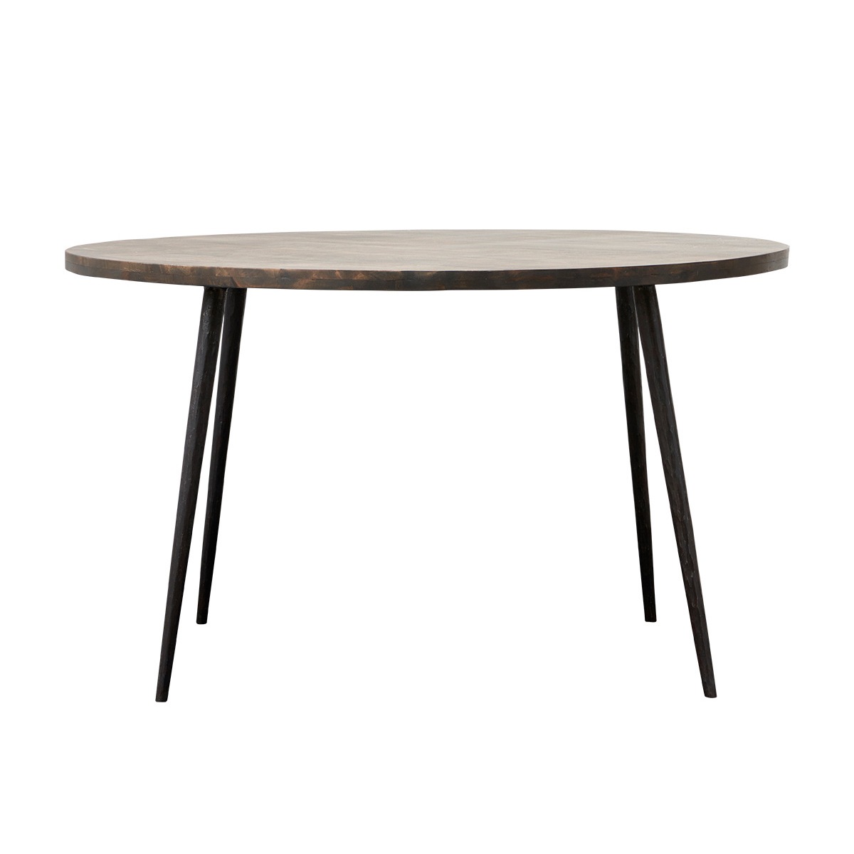 Club Dining Table Ø130 cm, Black Stained