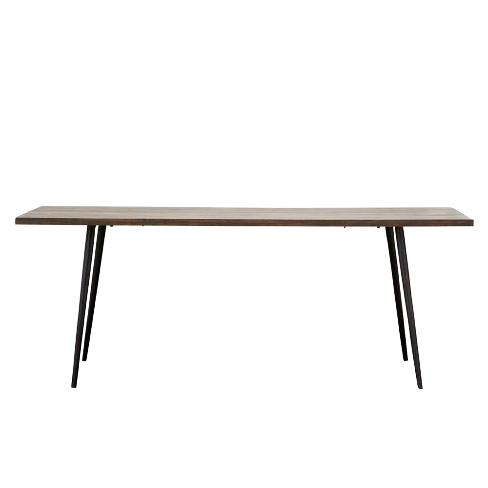 Club Dining Table 80x200 cm, Black Stained